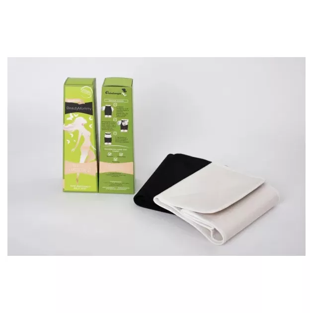 BeautyMommy Bamboo szülés utáni haskötő M - fekete