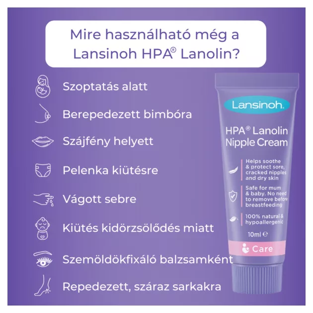 Lansinoh bimbóvédő krém HPA Lanolin 40ml - Új