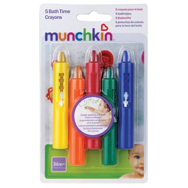 Munchkin fürdőjáték - Bath Crayons / fürdőkréta (5db)