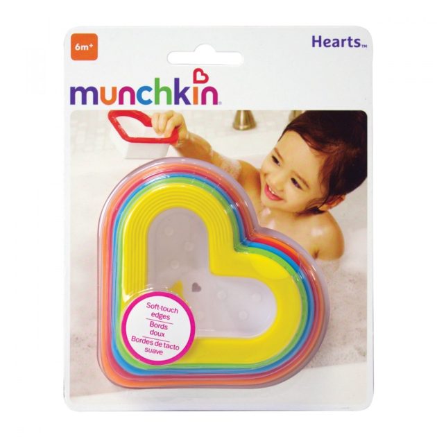 Munchkin fürdőjáték - Hearts™ / Szív alakú poharak (5Darab)