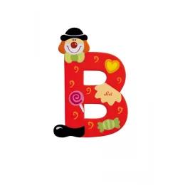 Sevi fa betűk - B - piros Bohóc