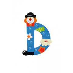 Sevi fa betűk - D - kék Bohóc