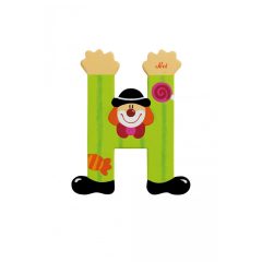 Sevi fa betűk - H - zöld Bohóc