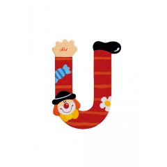 Sevi fa betűk - U - piros Bohóc