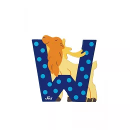 Sevi fa betűk - W - Wapiti kék