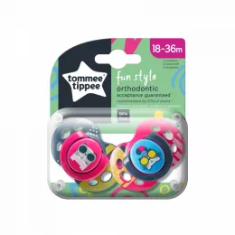 Tommee Tippee Fun játszócumi 18-36 hó 2db lány M