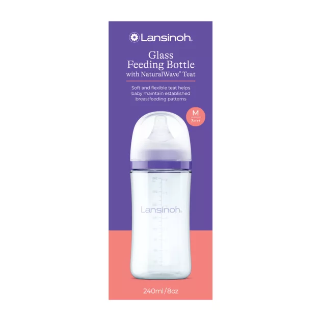 Lansinoh 240ml üveg cumisüveg