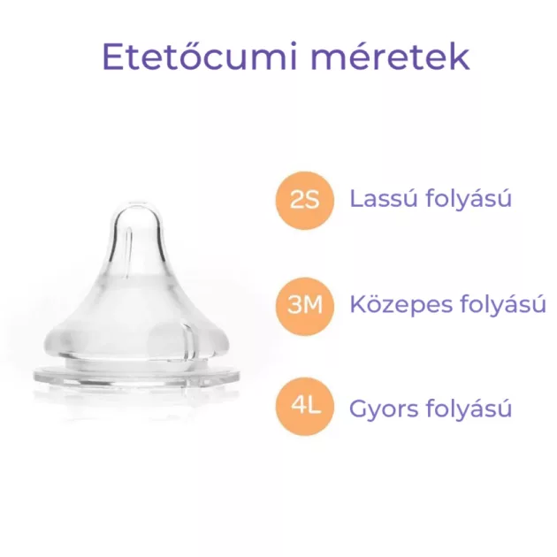 Lansinoh 240ml üveg cumisüveg