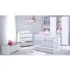 Little Sky Dalia 2 ajtós 3 fiókos szekrény - fehér & szürke