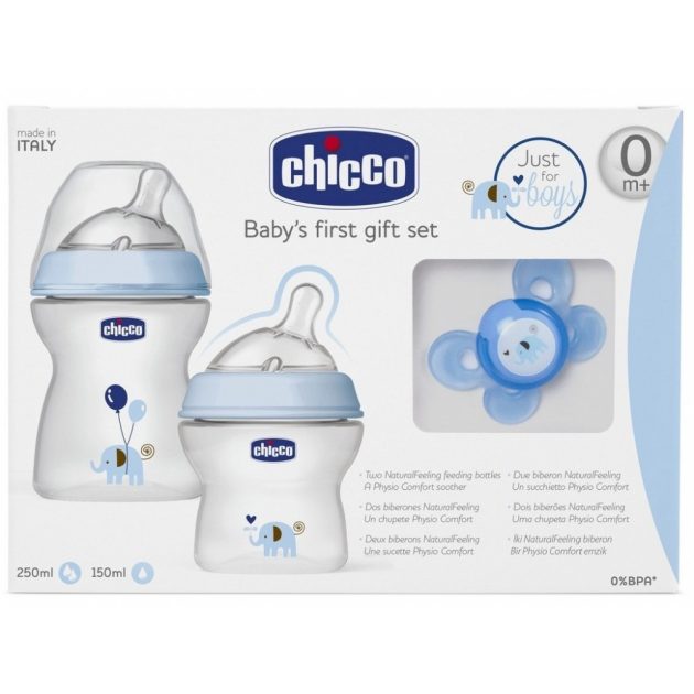 Chicco NaturalFeeling ajándék szett - Kék