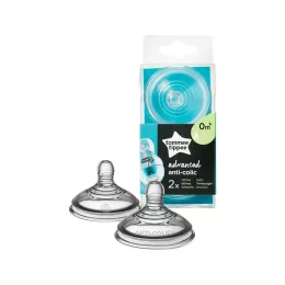   Tommee Tippee Advanced Anti-colic lassú folyású cumisüveg cumi 2 db M
