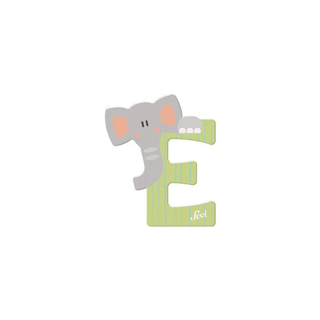 Sevi fa betűk - E - Elefánt zöld