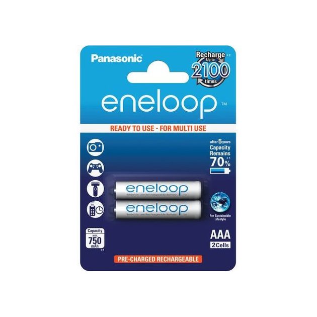 Panasonic Eneloop AAA 1,2V vékony ceruza akumulátor 2Darab