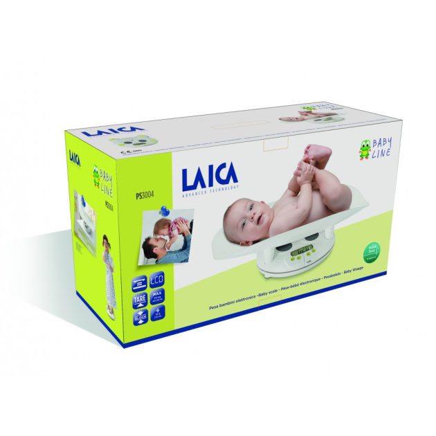 Laica Baby Line digitális babamérleg 20 kg Maci