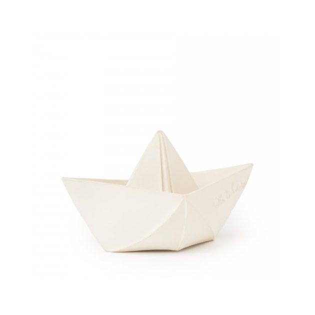 Oli Carol Origami hajó fehér rágóka