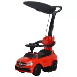   Chipolino Mercedes AMG GLE 63 bébitaxi tolókarral és kupolával - piros