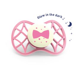   Nuvita Air.55 Cool! éjszakai fogszabályzós cumi védőkupakkal 6hó+ - Glow Flamingo - 7084