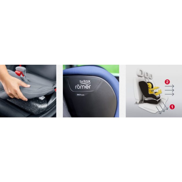 Britax Römer Trifix2 i-Size isofix autósülés 76-105cm - Cosmos Black - BOMBA ÁR!