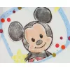 Asti Disney Mickey hosszú ujjú baba body fehér-kék 68