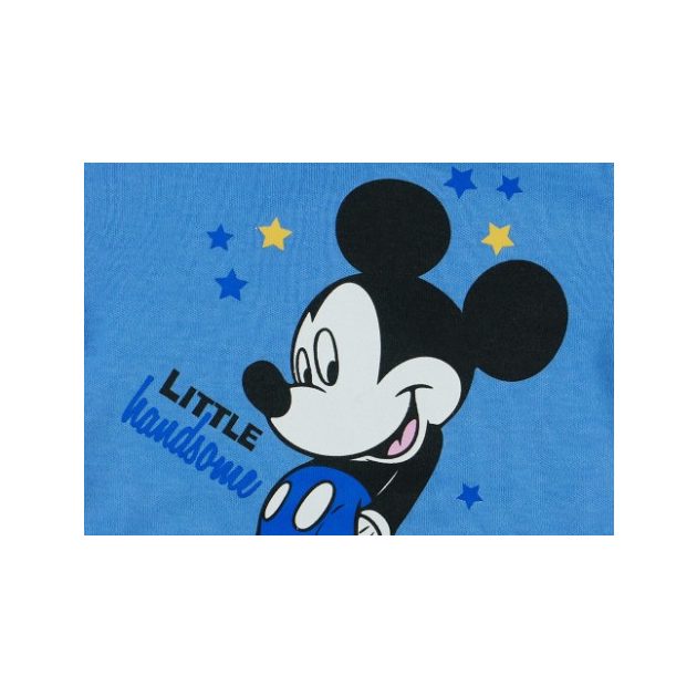 Asti Disney Mickey hosszú ujjú baba body kék 56