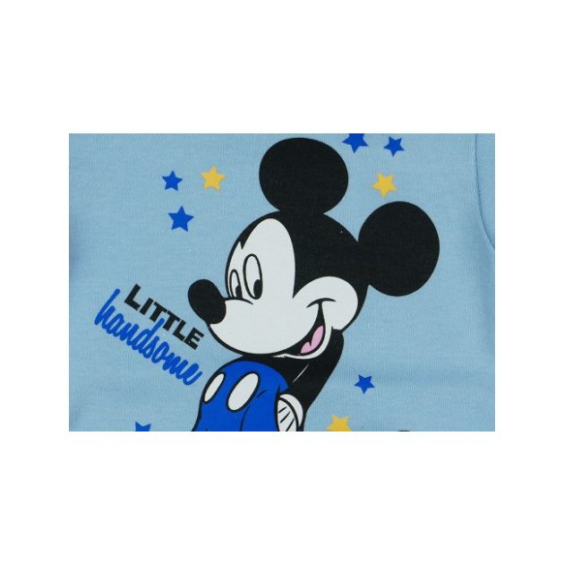 Asti Disney Mickey hosszú ujjú baba body v kék 62