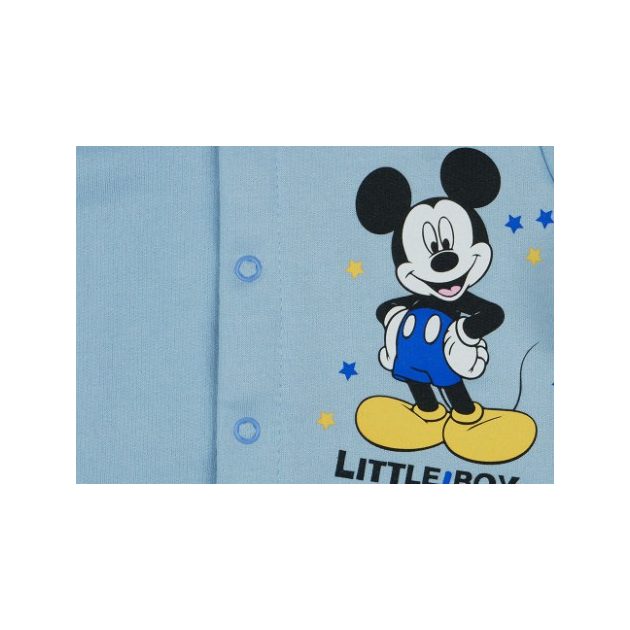 Asti Disney Mickey belül bolyhos hosszú ujjú rugdalózó tavasz v kék 62