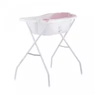   Chipolino Vela kád babatartóval és leeresztő dugóval 87cm - Pink (1/2)