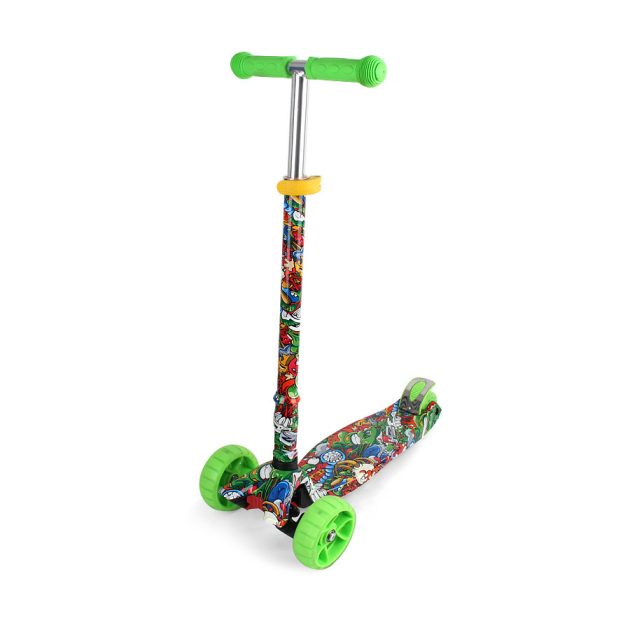 Chipolino Croxer Evo roller - Green Graffiti