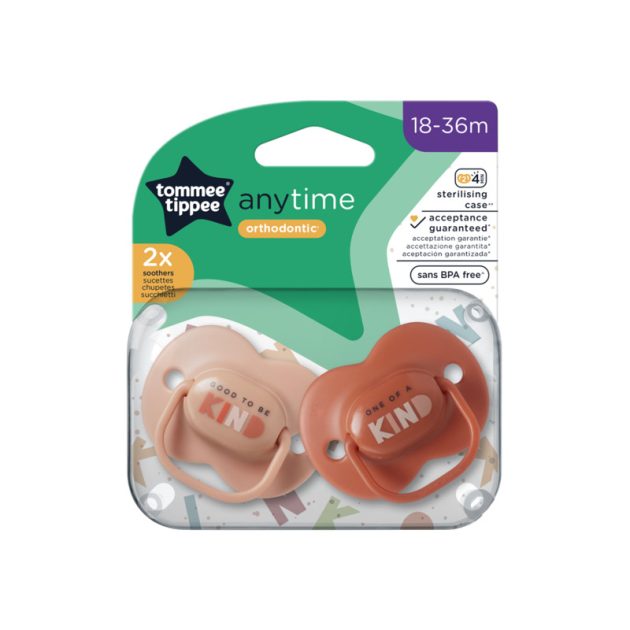 Tommee Tippee Anytime játszócumi 18-36 hó (2db)