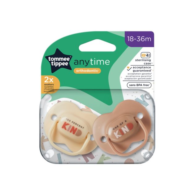 Tommee Tippee Anytime játszócumi 18-36 hó (2db)