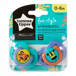 Tommee Tippee Fun játszócumi 0-6hó (2db)