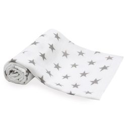 Scamp mintás textilpelenka szürke csillagos 3Darab