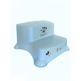   Lorelli Disney mintás lépcsős fellépő - Mickey Minnie Love Light Blue