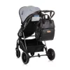 Chipolino babakocsira rögzíthető hátizsák - Black Leather 
