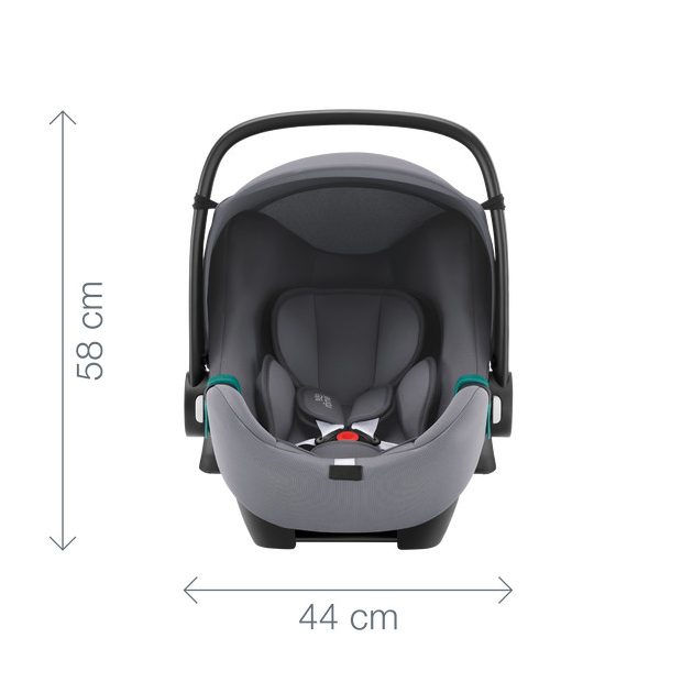 Britax Römer Baby-Safe 3 iSize autóshordozó 40-83cm - Midnight Grey