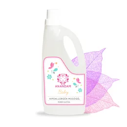   ANANDAM Baby Hypoallergén mosógél - púder illattal 3hó+ 1l