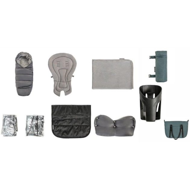 Baby Design Husky XL multifunkciós babakocsi + Winter Pack - 207 Silver gray 