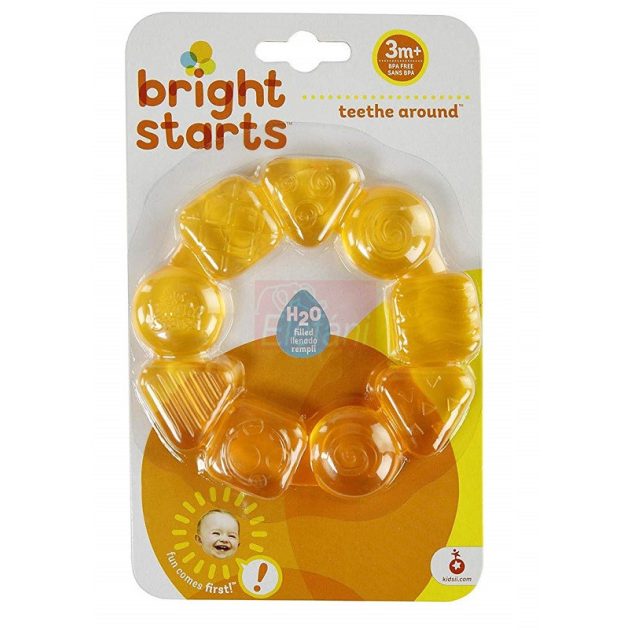 Bright Starts Teethe Around Hűsítő rágóka #Sárga
