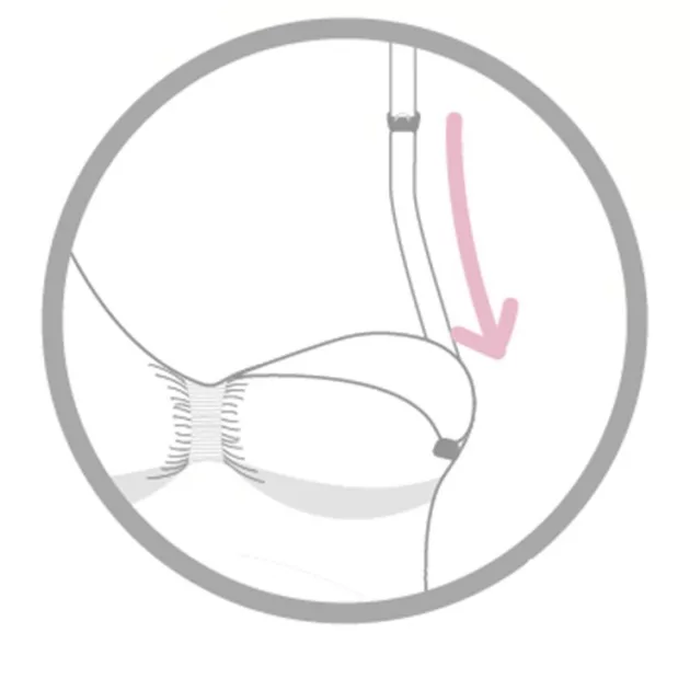 Carriwell Organikus pamut Varrásnélküli betétes szoptatós melltartó S - fehér