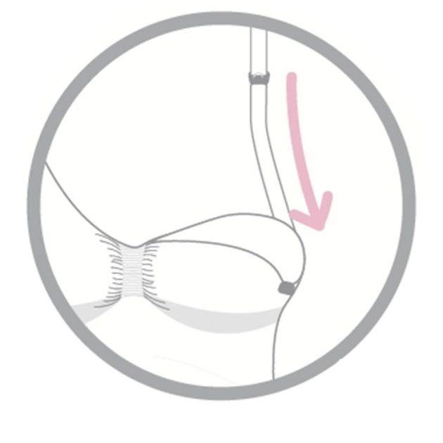 Carriwell Organikus pamut Varrásnélküli betétes szoptatós melltartó M - fekete