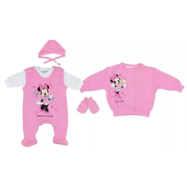 Asti Disney Minnie 5 részes baba szett pink 56