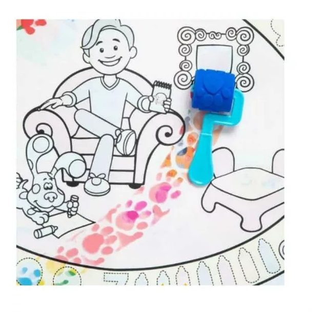 Melissa & Doug rajzolás vízzel azúrkék nyomok és te széthajtható tábla