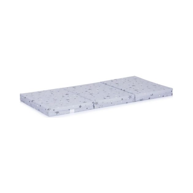 Chipolino összehajtható matrac 60x120 - Platinum/Grey Stars 