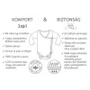 Kenguru Gold Kimonó csecsemő body mogyoró Róka 56-62