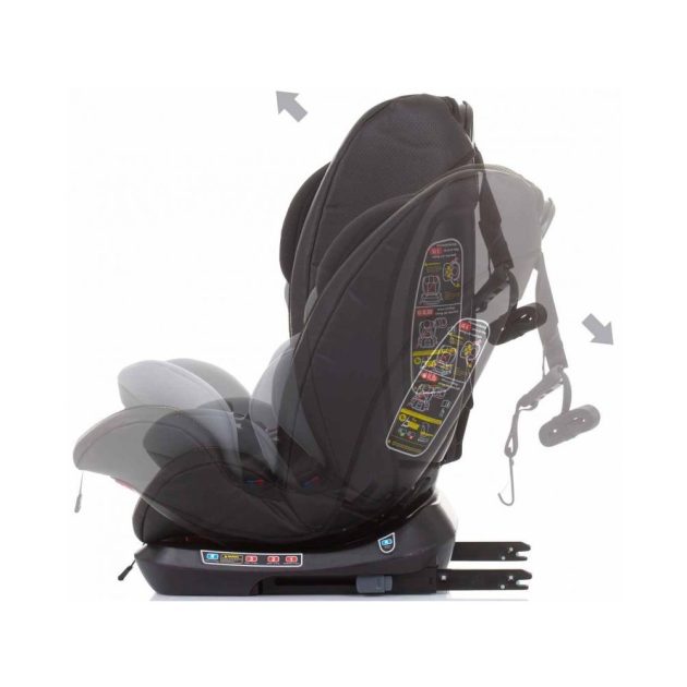 Chipolino Techno 360° isofix autósülés 0-36kg - Glacier 