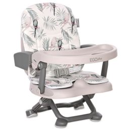   Lorelli Ego Plus székre szerelhető ülésmagasító - Grey Parrots PU Leather