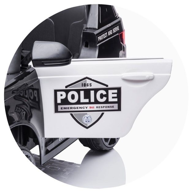 Chipolino SUV POLICE elektromos autó - black