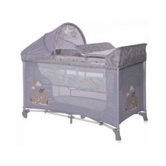   Lorelli Moonlight 2 Plus multifunkciós utazóágy - Grey Dream