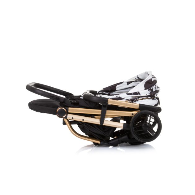 Chipolino Twister sport babakocsi 360°-ban fordítható - Black/WhiteWater