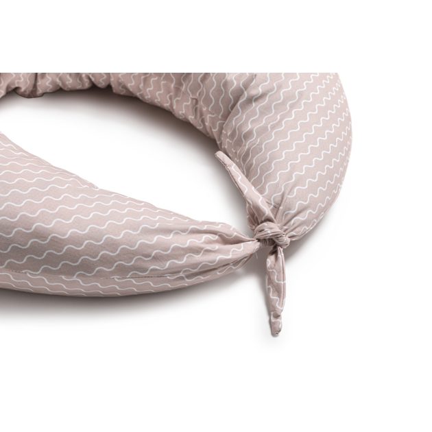 Nuvita Dreamwizard terhességi és szoptatós párna - Pink with curves - 7200